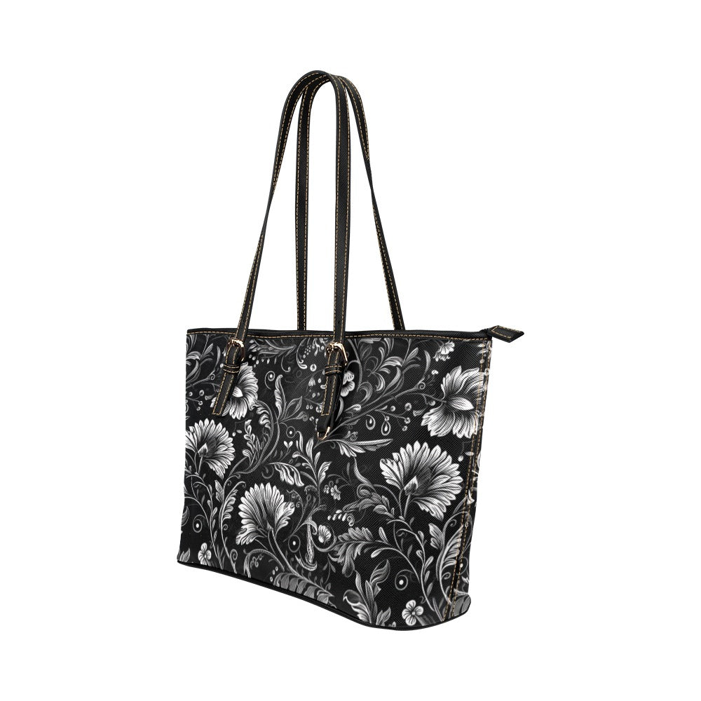 Dark Florals Shoulder Bag