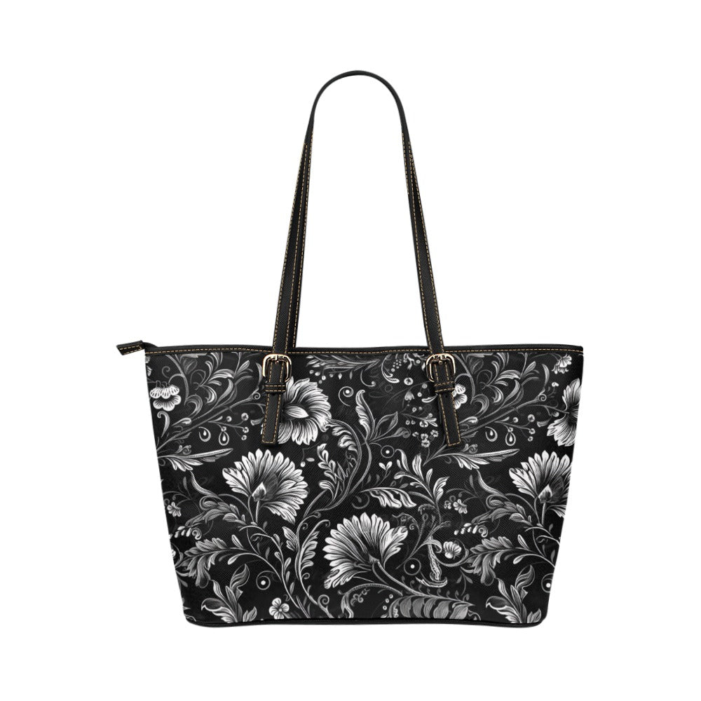 Dark Florals Shoulder Bag