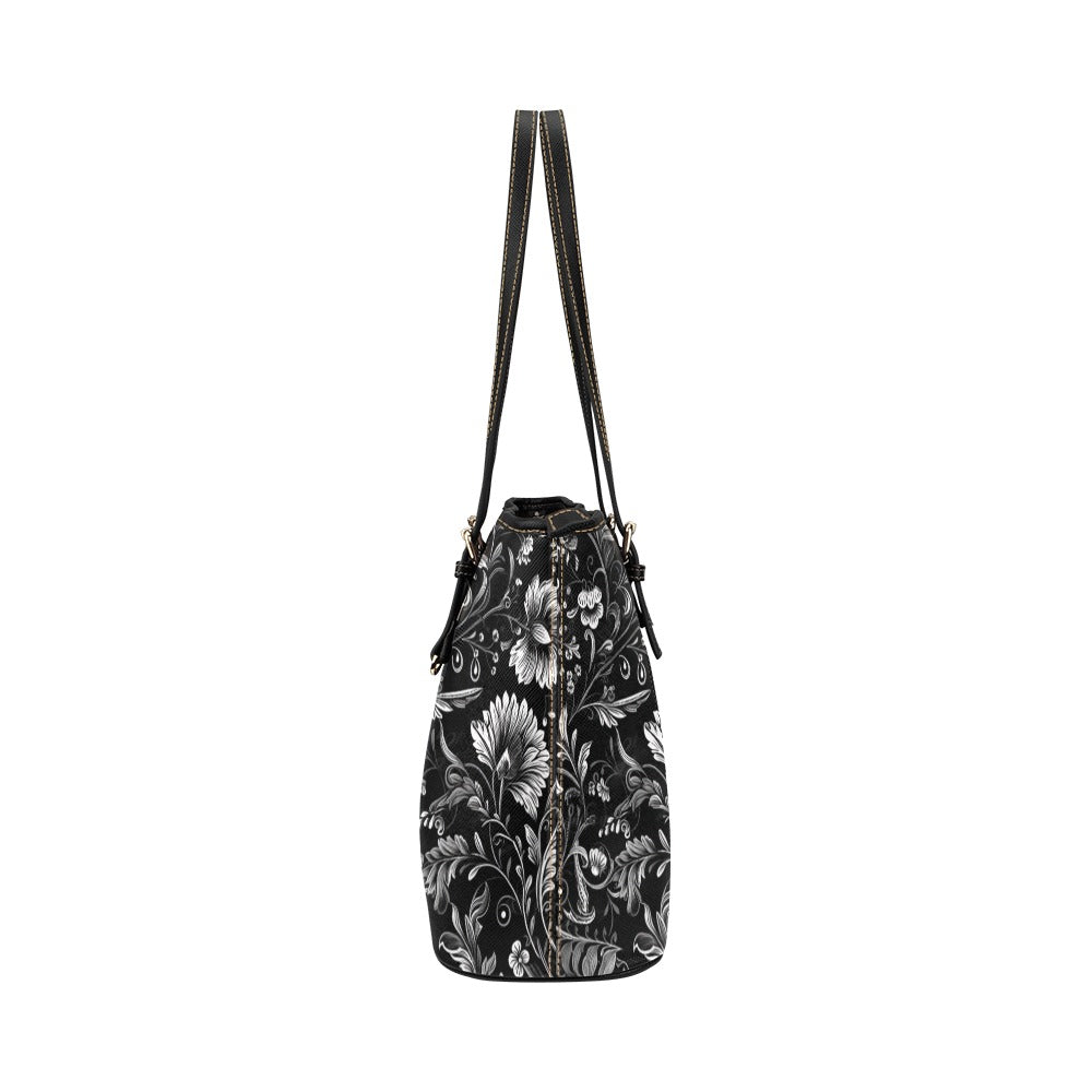 Dark Florals Shoulder Bag